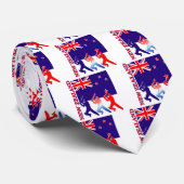 Cricket Neuseeland Krawatte (Gerollt)