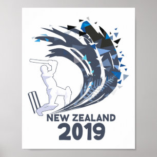 Cricket Neuseeland  Poster