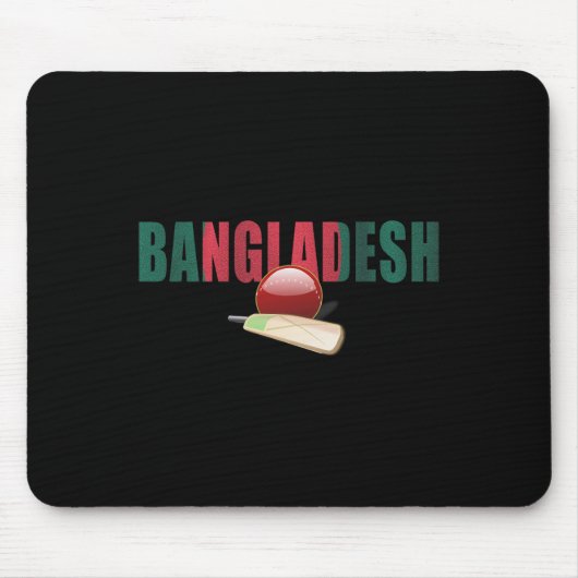 Cricket Ngladesh Flag T Ll Mousepad (Vorne)