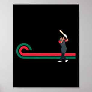 Cricket Ngladesh für Cricketspieler und Ngla F Poster