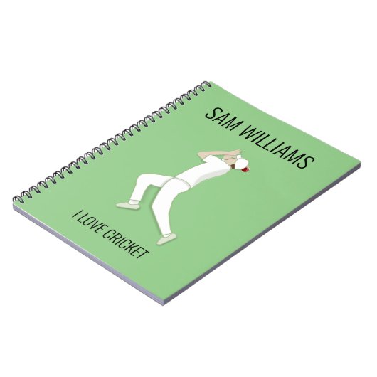 Cricket Notizblock (Linke Seite)