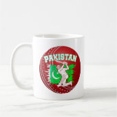 Cricket Pakistan Kaffeetasse (Links)