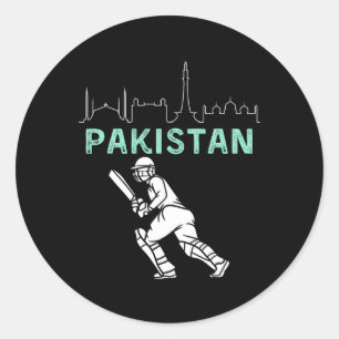 Cricket Pakistan Team Fans Liebhaber Islamad Lahor Runder Aufkleber