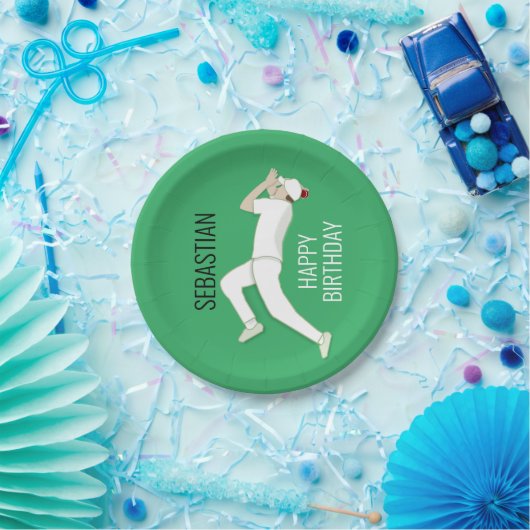 Cricket Pappteller (Party)