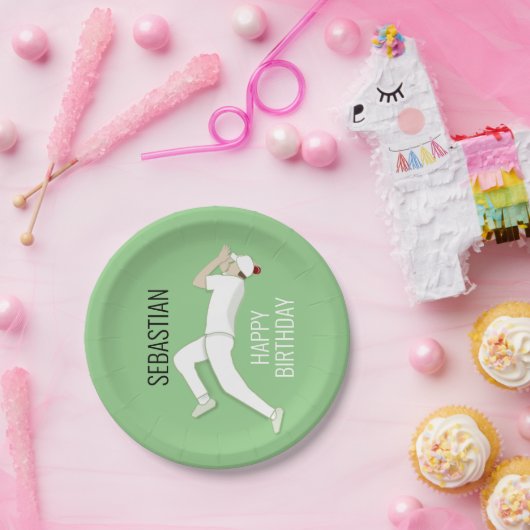 Cricket Pappteller (Party)