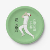 Cricket Pappteller (Vorderseite)