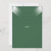 Cricket-Party-Einladungskarte Einladung (Rückseite)