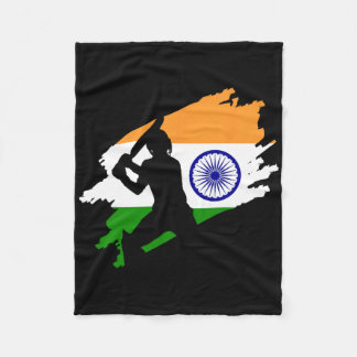 Cricket Patriotic India Sports Jersey Gift Women G Fleecedecke