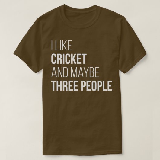 Cricket-Player18 T-Shirt (Design vorne)