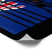 Cricket Player 4  Poster (Ecke)