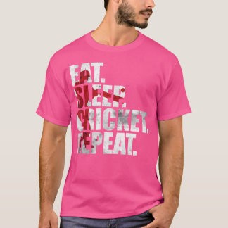 Cricket Player Apparel isst schlafende Cricket Wie T-Shirt