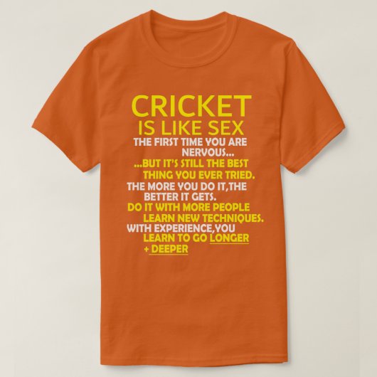 Cricket Player Batsman Batch T-Shirt (Design vorne)