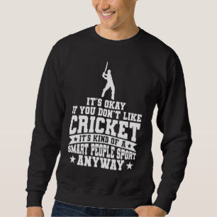 Cricket-Player-Cricket ist eine Art intelligenter  Sweatshirt