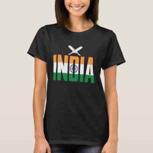Cricket Player Funny Cricket Sport Indien T-Shirt