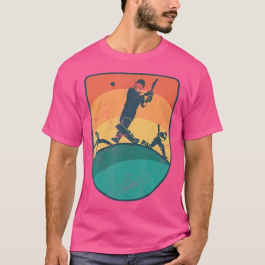 Cricket Player Funny Cricket T-Shirt (Vorderseite)