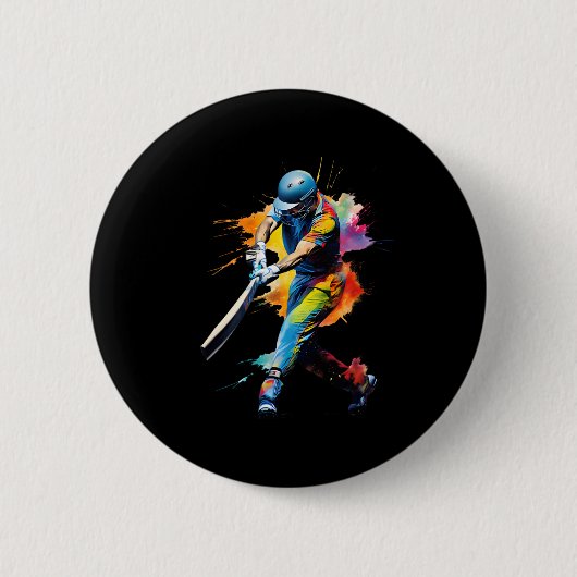Cricket Player Game  Button (Vorderseite)
