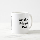 Cricket Player Pro Kaffeetasse (VorderseiteRechts)
