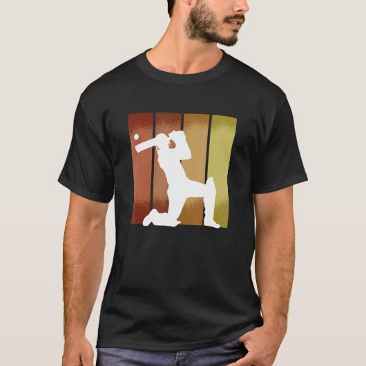 Cricket Player Sport T-Shirt (Vorderseite)
