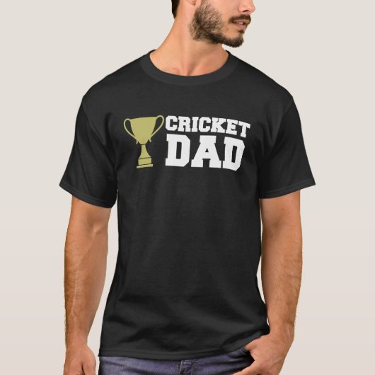 Cricket Player Sport T-Shirt (Vorderseite)