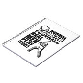 Cricket Player | Sportcoach Team Geschenkideen Notizblock (Linke Seite)