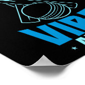 Cricket Player Sports  Poster (Ecke)