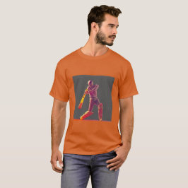 Cricket Player Stilvolles Design für T - Shirt