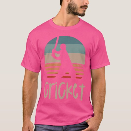 Cricket Player T-Shirt (Vorderseite)