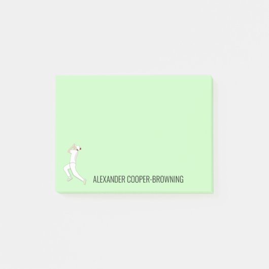 Cricket Post-it Klebezettel (Vorderseite)