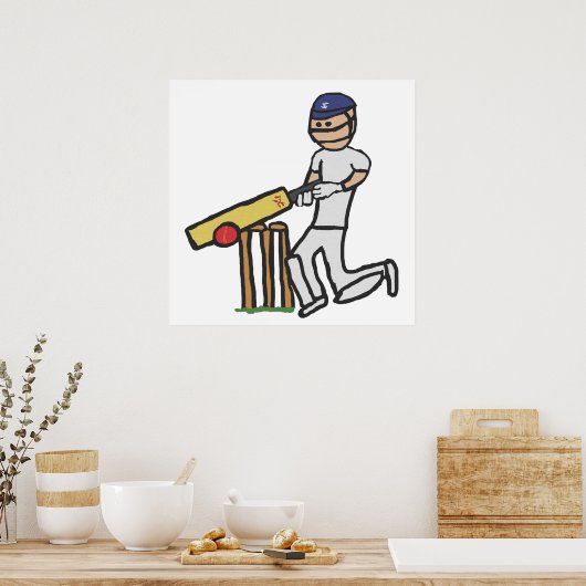 Cricket Poster (Küche)