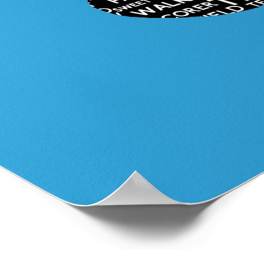 Cricket-Poster Poster (Ecke)