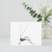 Cricket Postkarte (Stehend Vorderseite)