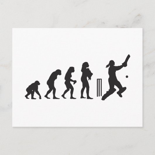 Cricket Postkarte (Vorderseite)