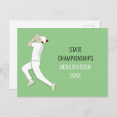 Cricket Postkarte (Vorne/Hinten)