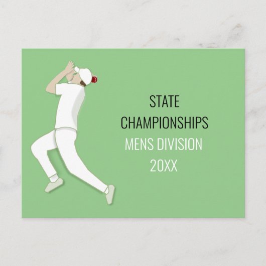 Cricket Postkarte (Vorderseite)