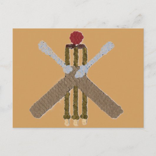 Cricket-Postkarte Postkarte (Vorderseite)