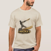 Cricket Pure Passion Gold Motion Art Men T-Shirt (Vorderseite)