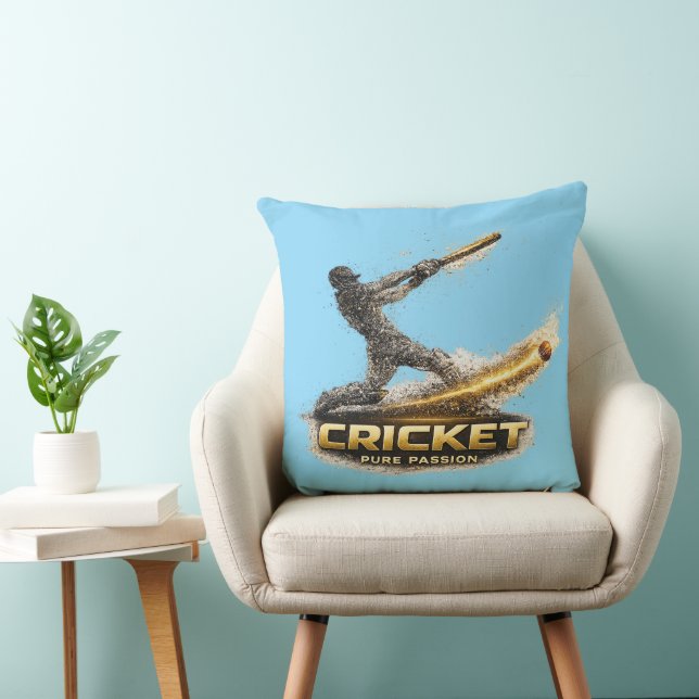 Cricket Pure Passion Gold Motion Throw Pillow 20x2 Kissen (Stuhl )