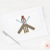 Cricket Rectangle Aufkleber/Etikett Rechteckiger Aufkleber (Umschlag)