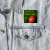 Cricket Red Ball Funny Motivierend Button (Beispiel)
