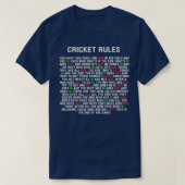 Cricket-Regeln 1 T-Shirt (Design vorne)