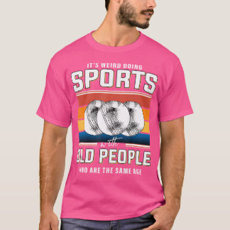 Cricket Rentirement Old Man Cricket Player Rmüde T-Shirt