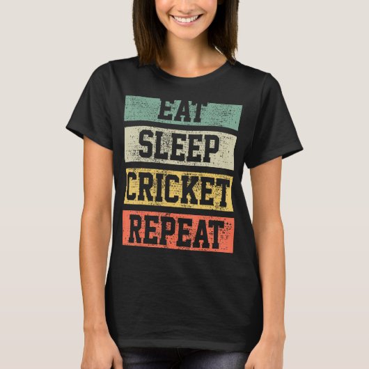 Cricket Retro Vintages Coach Geschenk T-Shirt (Vorderseite)