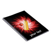 Cricket; rot; notizblock (Rechte Seite)