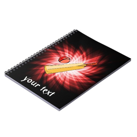 Cricket; rot; notizblock (Linke Seite)