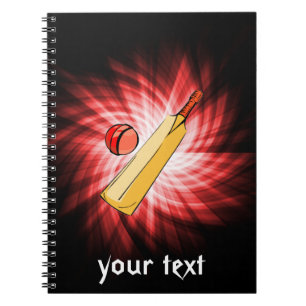 Cricket; rot; notizblock