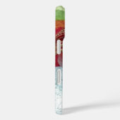 Cricket: rote Kunsthandwerksdrucke Case-Mate iPhone Hülle (Rückseite / Rechts)