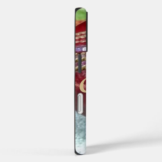 Cricket: rote Kunsthandwerksdrucke Case-Mate iPhone Hülle (Rückseite / Rechts)