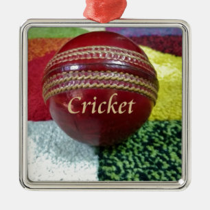 Cricket: rote Kunsthandwerksdrucke Ornament Aus Metall