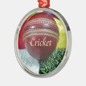 Cricket: rote Kunsthandwerksdrucke Ornament Aus Metall (Links)