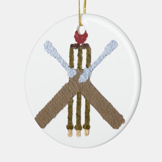 Cricket Round Tree Ornament (Links)